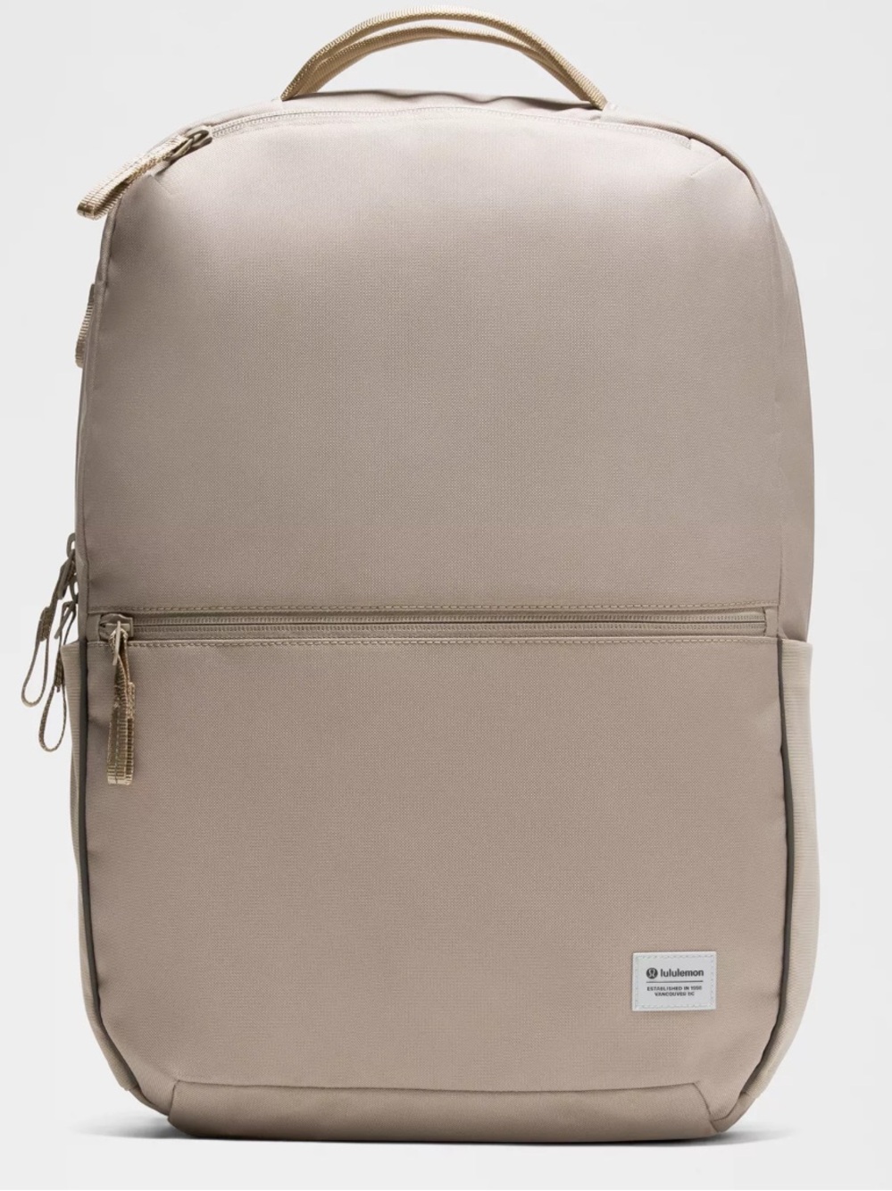 NWT Lululemon Double-Zip Backpack 22L Tech Canvas Warm Ash Grey